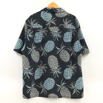 【中古品】【メンズ】 FREAK'S STORE フリークスストア ALOHA SHIRT 10-06-2489-01556 総柄 アロハシャツ カジュアルシャツ 半袖シャツ トップス 142-260823-hn-01-fur サイズ：L カラー：ブラック 万代Net店