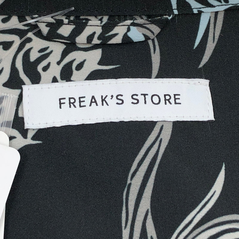 【中古品】【メンズ】 FREAK'S STORE フリークスストア ALOHA SHIRT 10-06-2489-01556 総柄 アロハシャツ カジュアルシャツ 半袖シャツ トップス 142-260823-hn-01-fur サイズ：L カラー：ブラック 万代Net店