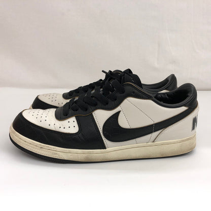 【ジャンク品】【メンズ】 NIKE ナイキ TERMINATOR LOW PREMIUM FQ8127-030 ターミネーター ロー プレミアム スニーカー シューズ 靴 160-250630-hn-05-fur サイズ：28.5cm US 10.5 カラー：ブラック/ホワイト 万代Net店