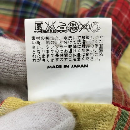 【中古品】【メンズ】 SUGAR CANE シュガーケーン マドラスチェックボタンダウンシャツ 七分袖 カジュアルシャツ トップス 145-260311-hn-04-fur サイズ：M カラー：マルチカラー 万代Net店