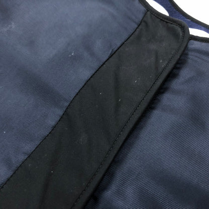 【中古品】【メンズ】 CHS18AMA06002 ノーカラー ナイロン ウール ロングコート アウター 169-231204-at-11-tei サイズ：34 カラー：ネイビー 万代Net店
