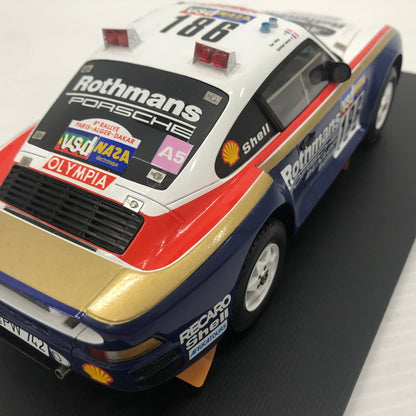 【中古品】 トゥルースケールミニチュアズ 1/18 ポルシェ959/50 1986年 ダカールラリーレイド優勝車 #186 [TSM121807R] 061-260803-ns-10-tei 万代Net店
