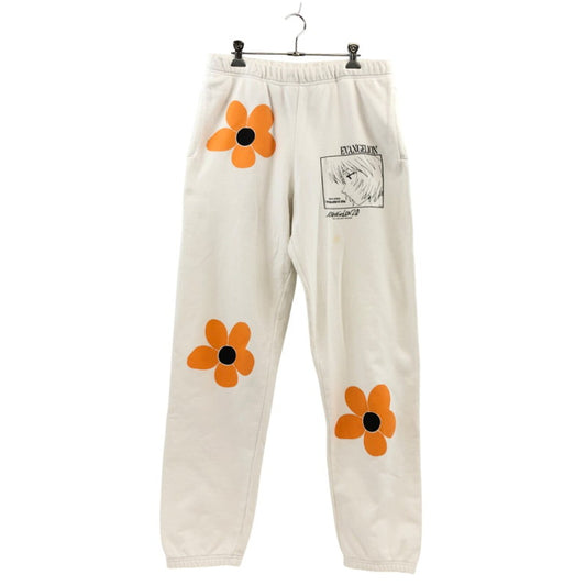 【中古品】【メンズ/レディース】 IMPUDENT LIFE インピュデントライフ × EVANGELION エヴァンゲリオン NOT SAD SWEAT PANTS ノットサッド スウェットパンツ 綾波レイ ボトムス 158-260311-hn-05-fur サイズ：XL カラー：ホワイト系 万代Net店