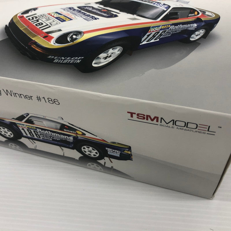 【中古品】 トゥルースケールミニチュアズ 1/18 ポルシェ959/50 1986年 ダカールラリーレイド優勝車 #186 [TSM121807R] 061-260803-ns-10-tei 万代Net店