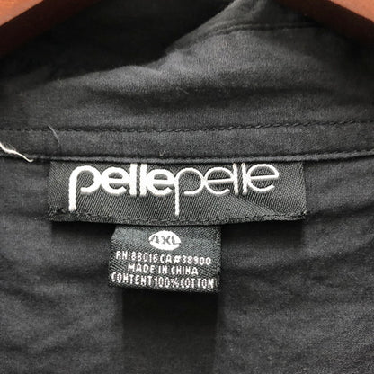 【中古品】【メンズ】 pellepelle ペレペレ PELLEPELLE 半袖シャツ 147-250206-wy‐8-tomh サイズ：4XL カラー：ブラック 万代Net店