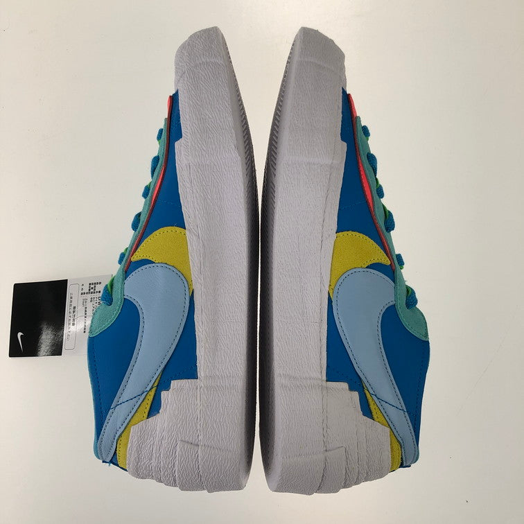 【中古美品】【メンズ】 NIKE ナイキ KAWS × SACAI × NIKE DM7901-400 BLAZER LOW NEPTUNE BLUE 160-250213-SY-01-iwa サイズ：29.0 カラー：BLUE 万代Net店