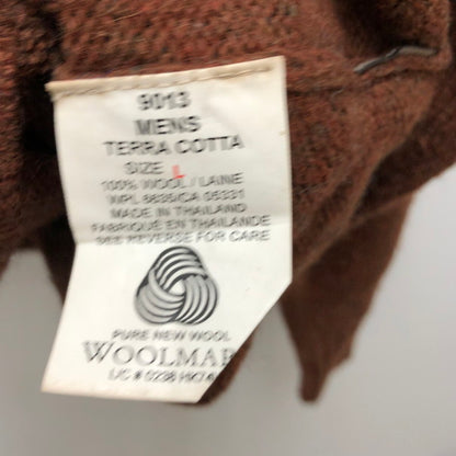 【中古品】【メンズ】  WOOLRICH ハーフジップセーター 144-250206-wy‐4-tomh サイズ：L カラー：ブラウン 万代Net店