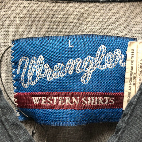 【中古品】【メンズ】 Wrangler ラングラー WRANGLER 長袖ウエスタンシャツ 146-250207-wy-5-tomh サイズ：L カラー：チマヨ柄 万代Net店