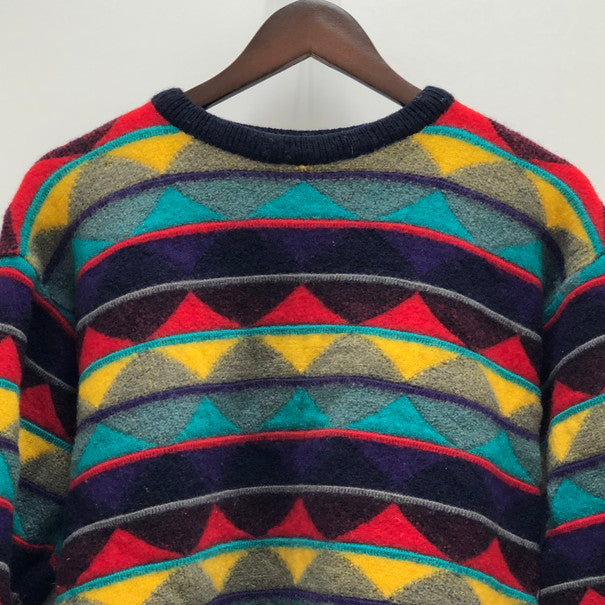 【中古品】【メンズ】  COOGI 3D WOOL KNIT 146-250207-wy-3-tomh サイズ：L カラー：マルチカラー 万代Net店