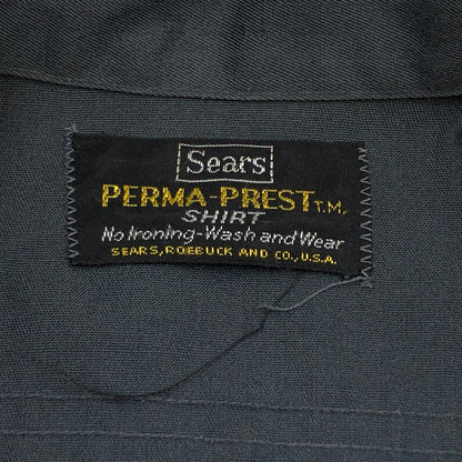 【ジャンク品】【メンズ】 sears シアーズ 70S ワークシャツ カジュアルシャツ 半袖 トップス 146-251105-hn-11-fur サイズ：表記なし カラー：グレー 万代Net店