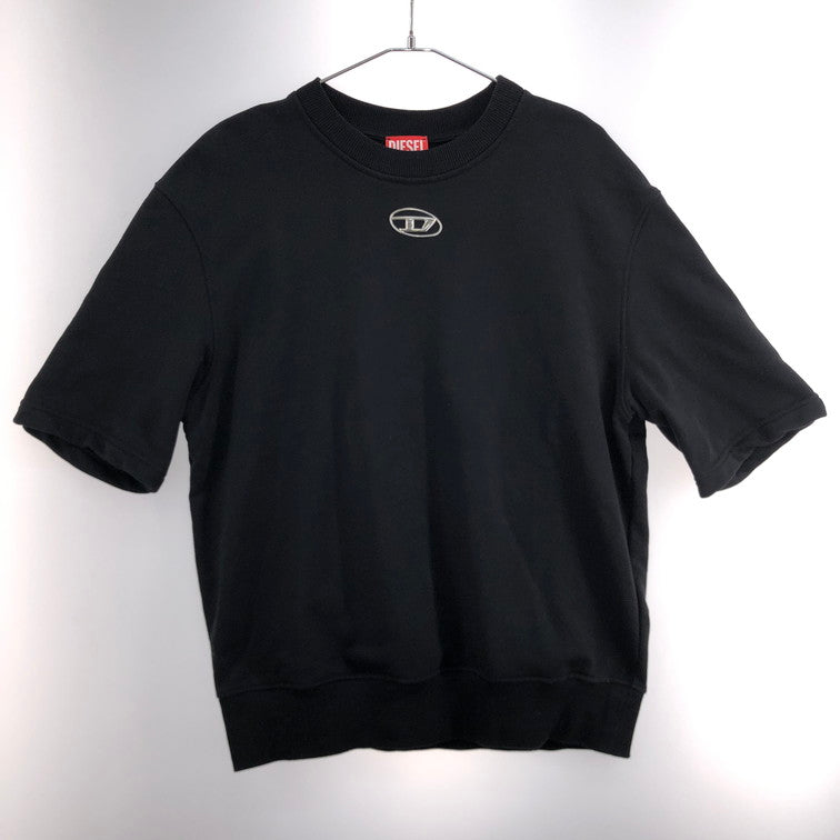 【中古美品】【メンズ】 DIESEL ディーゼル メタルロゴ半袖スウェット 半袖 Tシャツ BLACK 黒 147-260121-SY-01-iwa サイズ：M カラー：BLACK 万代Net店
