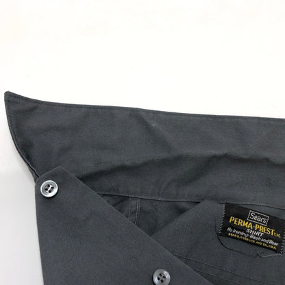 【ジャンク品】【メンズ】 sears シアーズ 70S ワークシャツ カジュアルシャツ 半袖 トップス 146-251105-hn-11-fur サイズ：表記なし カラー：グレー 万代Net店