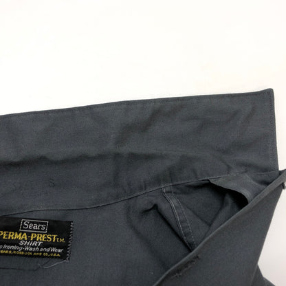 【ジャンク品】【メンズ】 sears シアーズ 70S ワークシャツ カジュアルシャツ 半袖 トップス 146-251105-hn-11-fur サイズ：表記なし カラー：グレー 万代Net店