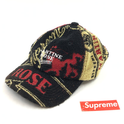 【中古品】【メンズ/レディース】 SUPREME シュプリーム × MARTINE ROSE マーティンローズ 24FW TOWEL ６-PANEL CAP タオル 6パネル キャップ ベースボールキャップ 帽子 149-260823-hn-08-fur サイズ：ONE SIZE(58cm) カラー：マルチカラー 万代Net店