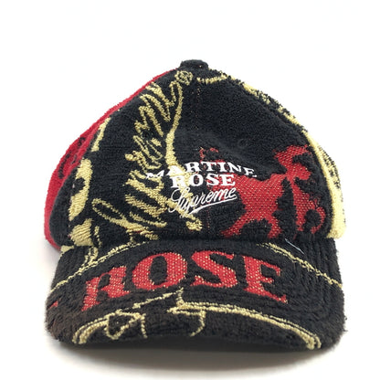 【中古品】【メンズ/レディース】 SUPREME シュプリーム × MARTINE ROSE マーティンローズ 24FW TOWEL ６-PANEL CAP タオル 6パネル キャップ ベースボールキャップ 帽子 149-260823-hn-08-fur サイズ：ONE SIZE(58cm) カラー：マルチカラー 万代Net店