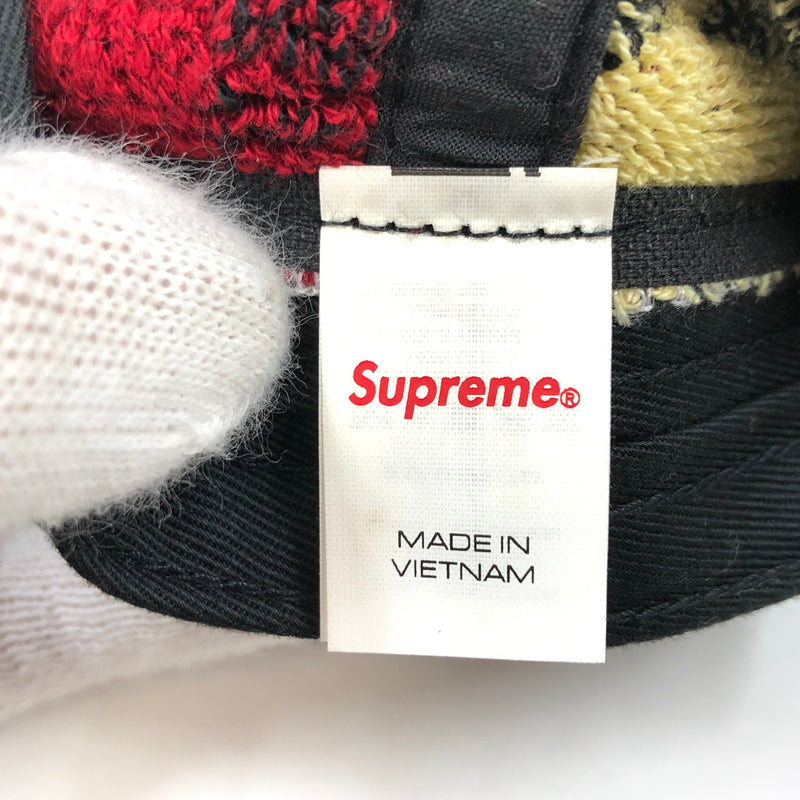 【中古品】【メンズ/レディース】 SUPREME シュプリーム × MARTINE ROSE マーティンローズ 24FW TOWEL ６-PANEL CAP タオル 6パネル キャップ ベースボールキャップ 帽子 149-260823-hn-08-fur サイズ：ONE SIZE(58cm) カラー：マルチカラー 万代Net店