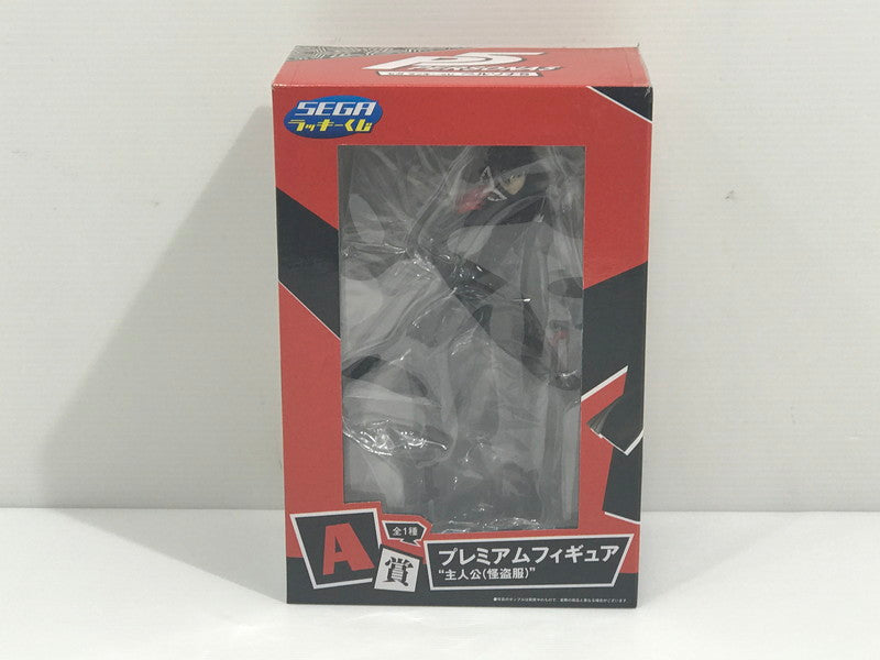 【中古美品】 セガ ラッキーくじ ペルソナ5 A賞 プレミアムフィギュア “主人公(怪盗服)” ジョーカー 未開封 テープの劣化あり 052-260824-ti-09-tag 万代Net店