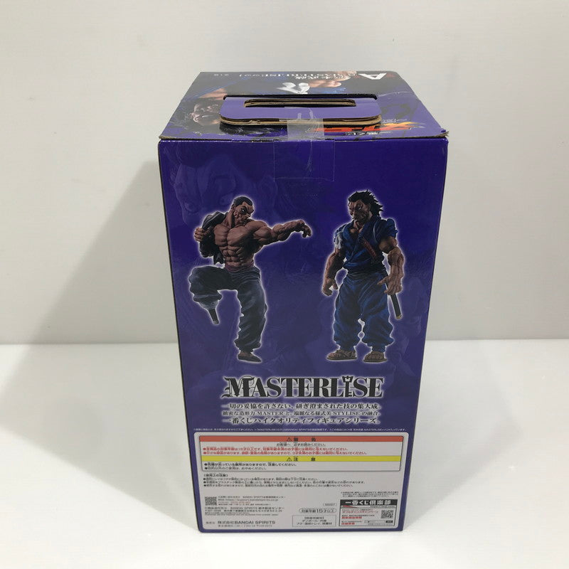 【中古美品】 一番くじ 刃牙～巨大なる鼓動～ A賞 宮本武蔵 B賞 ピクル MASTERLISEッッ！ 2体セット 未開封 箱イタミあり 052-260824-ti-02-tag 万代Net店