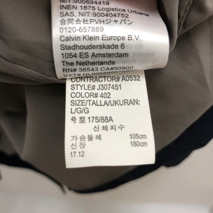 【中古美品】【メンズ】 1191 カルバンクライン CALVIN KLEIN コート 141-250207-wy-11-tomh サイズ：L カラー：ネイビー 万代Net店