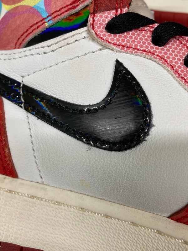 【中古品】【レディース】 NIKE ナイキ ×SPIDER MAN スパイダーマン AIR JORDAN 1 HIGH SP GS DV1753-601 エアージョーダン1 ハイ スニーカー 166-250725-jt-01-min サイズ：US 4Y 23.0cm カラー：UNIVERSITY RED/BLACK UNIVERSITYSITE ROUGE/NOIR 万代Net店