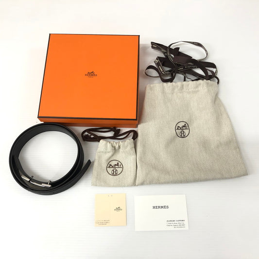 【中古品】【メンズ】 HERMES エルメス HERMES コンスタンスバックル ベルト  182-240715-rk-2-tei サイズ：85 カラー：ブラック 万代Net店