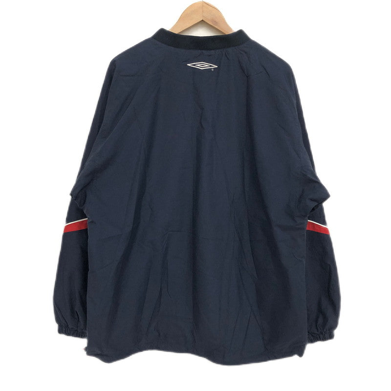 【中古品】【メンズ】 UMBRO アンブロ イングランド代表 プルオーバー ジャケット アウター 146-250227-hn-01-fur サイズ：M カラー：ネイビー/レッド 万代Net店