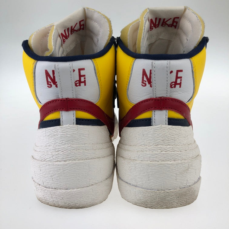 【中古品】【メンズ】 NIKE ナイキ SACAI × NIKE/BV0072-700/BLAZER MID 靴 スニーカー 160-250216-NS-1-iwa サイズ：26 カラー：バーシティメイズ バーシティレッド 万代Net店