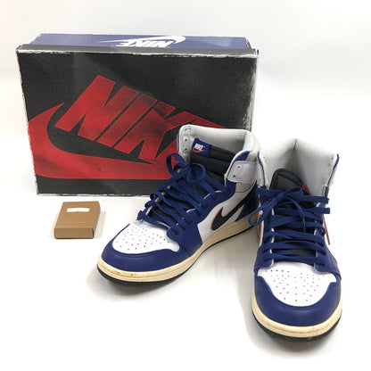 【中古品】【メンズ】 NIKE ナイキ AIR JORDAN 1 HIGH OG RARE AIR DZ5485-100 エアジョーダン1 ハイ OG レアエア スニーカー シューズ 靴 160-260824-hn-03-fur サイズ：27.5cm US9.5 カラー：ブルー/ホワイト/グレー 万代Net店