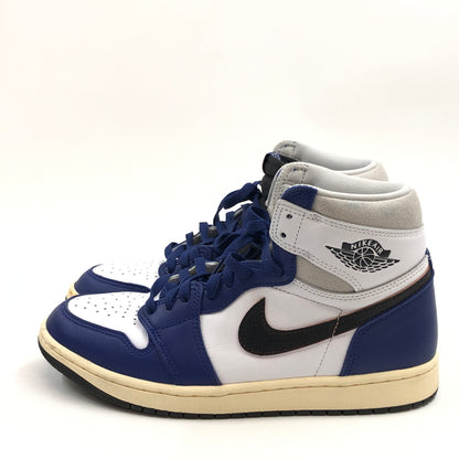 【中古品】【メンズ】 NIKE ナイキ AIR JORDAN 1 HIGH OG RARE AIR DZ5485-100 エアジョーダン1 ハイ OG レアエア スニーカー シューズ 靴 160-260824-hn-03-fur サイズ：27.5cm US9.5 カラー：ブルー/ホワイト/グレー 万代Net店
