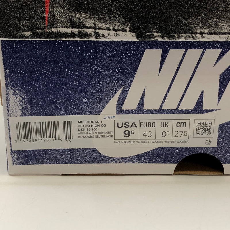 【中古品】【メンズ】 NIKE ナイキ AIR JORDAN 1 HIGH OG RARE AIR DZ5485-100 エアジョーダン1 ハイ OG レアエア スニーカー シューズ 靴 160-260824-hn-03-fur サイズ：27.5cm US9.5 カラー：ブルー/ホワイト/グレー 万代Net店