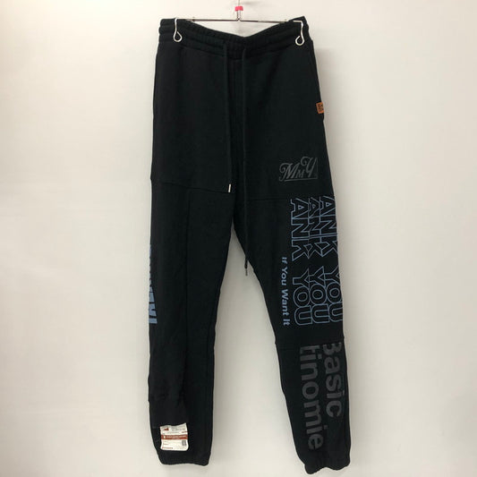 【中古品】【メンズ】 ミハラヤスヒロ MIHARA YASUHIRO 2021モデル INSET THE TEE PANTS インセット Tシャツ パンツ ボトムス 151-240826-rk-10-fuzh サイズ：46 カラー：ブラック 万代Net店