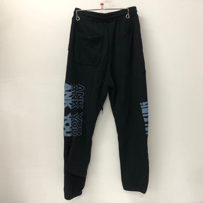 【中古品】【メンズ】 MIHARA YASUHIRO 2021モデル INSET THE TEE PANTS インセット Tシャツ パンツ ボトムス 151-240826-rk-10-fuzh サイズ：46 カラー：ブラック 万代Net店