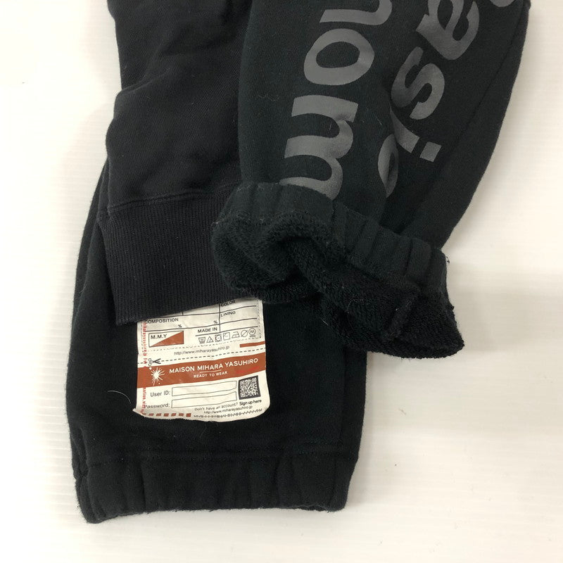 【中古品】【メンズ】 MIHARA YASUHIRO 2021モデル INSET THE TEE PANTS インセット Tシャツ パンツ ボトムス 151-240826-rk-10-fuzh サイズ：46 カラー：ブラック 万代Net店