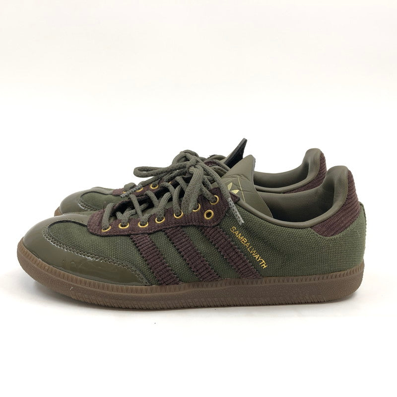 【中古品】【レディース】 ALWAYTH オルウェイズ × ADIDAS アディダス ORIGINALS SAMBA OG リジナルス サンバ OG スニーカー シューズ 靴 161-260312-hn-02-fur サイズ：24.0cm US 6 カラー：オリーブ/ブラウン系 万代Net店