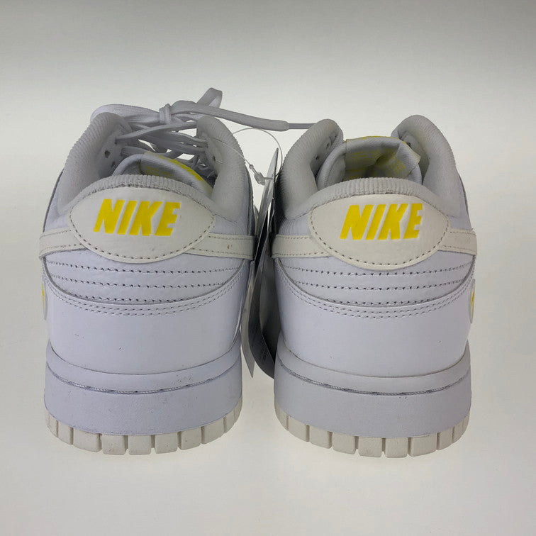 【中古美品】【メンズ】 NIKE ナイキ FD0803-100 WOMEN’S DUNK LOW YELLOW HEART 160-250217-SY-05-iwa サイズ：27.5 カラー：WHITE 万代Net店