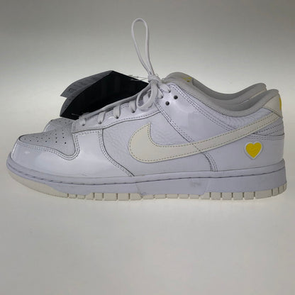 【中古美品】【メンズ】 NIKE ナイキ FD0803-100 WOMEN’S DUNK LOW YELLOW HEART 160-250217-SY-05-iwa サイズ：27.5 カラー：WHITE 万代Net店