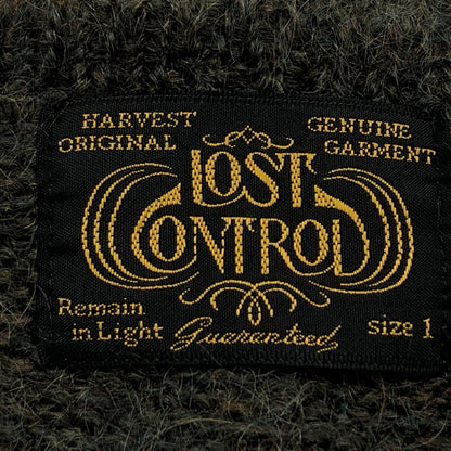 【中古品】【メンズ】 LOST CONTROL ロストコントロール カーディガン ニット 長袖 トップス  142-250227-hn-06-fur サイズ：1 カラー：グレー系 万代Net店