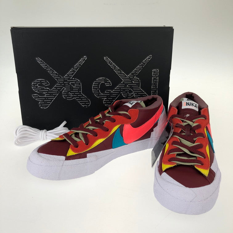 【中古美品】【メンズ】 NIKE ナイキ KAWS × SACAI × NIKE DM7901-600 BLAZER LOW TEAM RED スニーカー 赤系 160-250217-SY-05-iwa サイズ：29.0 カラー：RED系 万代Net店
