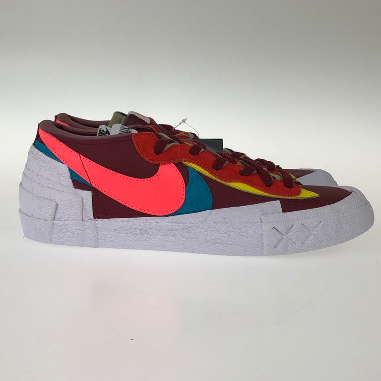 【中古美品】【メンズ】 NIKE ナイキ KAWS × SACAI × NIKE DM7901-600 BLAZER LOW TEAM RED スニーカー 赤系  160-250217-SY-05-iwa サイズ：29.0 カラー：RED系 万代Net店