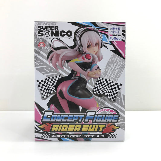 【中古美品】 FuRyu すーぱーそに子 コンセプトフィギュア ライダースーツ プライズ品 未開封 箱イタミあり 054-260611-ti-13-tag 万代Net店
