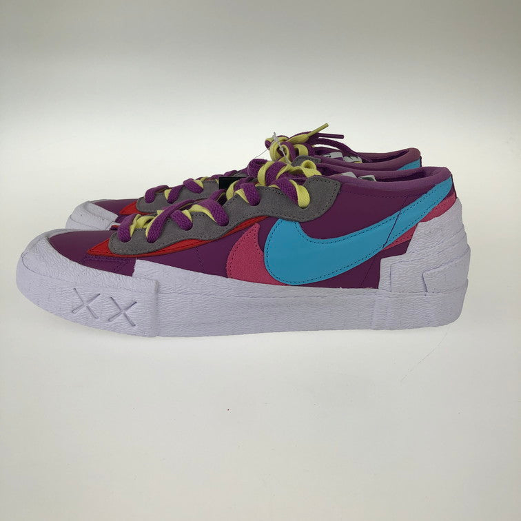 【中古美品】NIKE ナイキ KAWS × SACAI × NIKE DM7901-500 BLAZER LOW PURPLE DUSK 160-250217-SY-06-iwa サイズ：29.0 カラー：PURPLE系 万代Net店