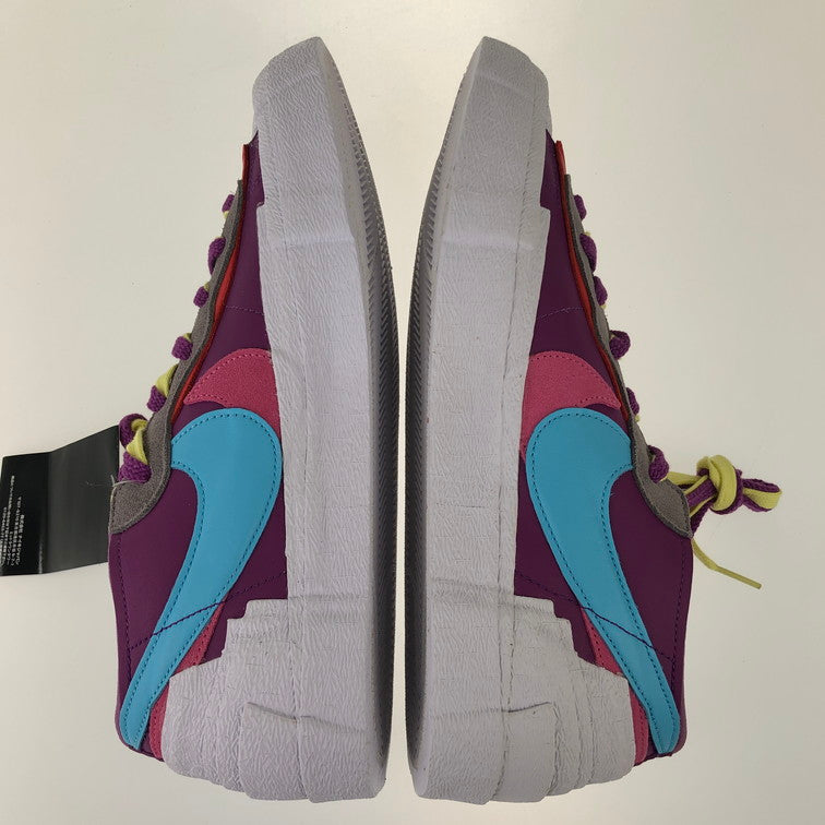 【中古美品】【メンズ】 NIKE ナイキ KAWS × SACAI × NIKE DM7901-500 BLAZER LOW PURPLE DUSK 160-250217-SY-06-iwa サイズ：29.0 カラー：PURPLE系 万代Net店
