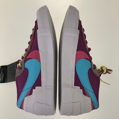 【中古美品】NIKE ナイキ KAWS × SACAI × NIKE DM7901-500 BLAZER LOW PURPLE DUSK 160-250217-SY-06-iwa サイズ：29.0 カラー：PURPLE系 万代Net店