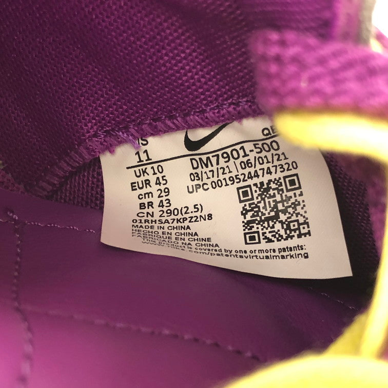 【中古美品】【メンズ】 NIKE ナイキ KAWS × SACAI × NIKE DM7901-500 BLAZER LOW PURPLE DUSK 160-250217-SY-06-iwa サイズ：29.0 カラー：PURPLE系 万代Net店