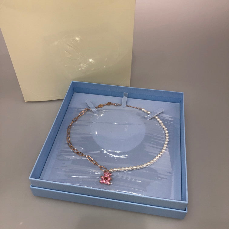 【未使用品】【メンズ/レディース】 SWAROVSKI スワロフスキー 5669166 MP TEDDY PEND HRT BEAR LROS ROS 192-260127-SY-03-iwa 万代Net店