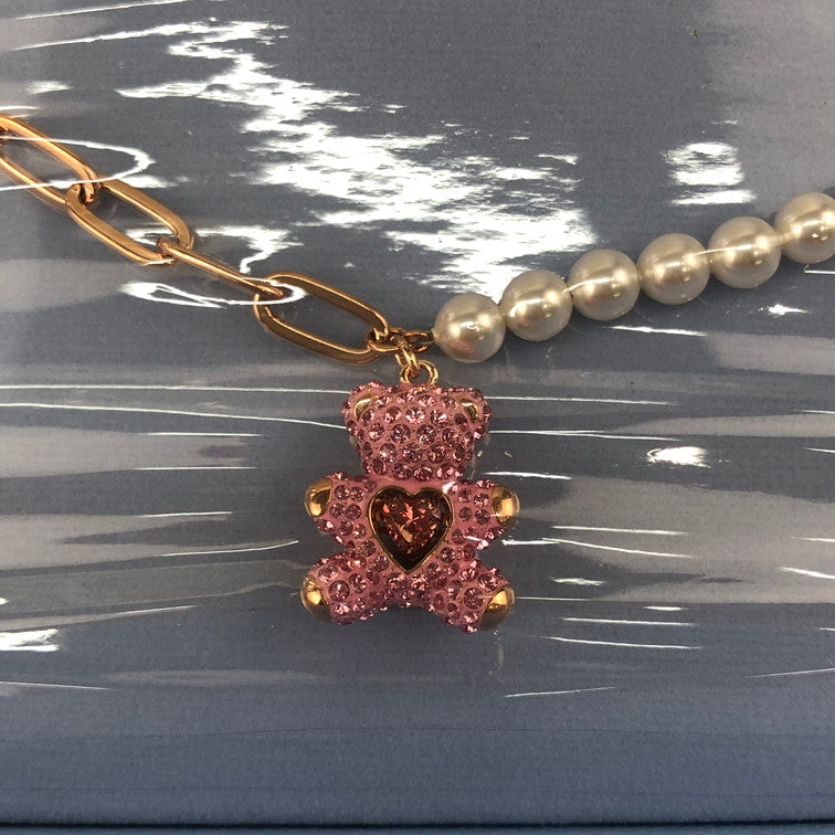 【未使用品】【メンズ/レディース】 SWAROVSKI スワロフスキー 5669166 MP TEDDY PEND HRT BEAR LROS ROS 192-260127-SY-03-iwa 万代Net店