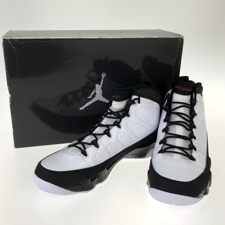 【中古美品】【メンズ】 NIKE ナイキ 302370-102 AIR JORDAN 9 RETRO "WHITE TRUE RED BLACK"(2010) 160-250218-SY-02-iwa サイズ：28.0 万代Net店