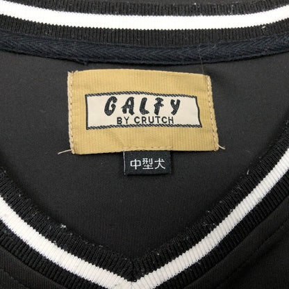 【現状渡し品】【メンズ/レディース】 GALFY ガルフィー 144034 当時の兄ちゃん SETUP ジャージ セットアップ 142-260312-hn-06-fur サイズ：中型犬(L) カラー：ブラック/ホワイト 万代Net店