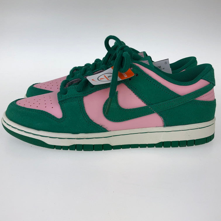 【中古美品】【メンズ】 NIKE ナイキ FZ0549-600 DUNK LOW RETRO SE MEDIUM SOFT PINK AND MALACHITE 160-250218-SY-03-iwa サイズ：26.0 カラー：GREEN 万代Net店