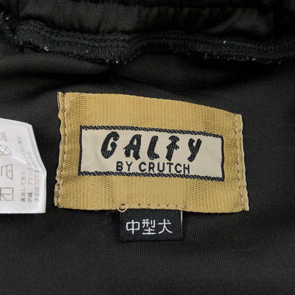 【現状渡し品】【メンズ/レディース】 GALFY ガルフィー 144034 当時の兄ちゃん SETUP ジャージ セットアップ 142-260312-hn-06-fur サイズ：中型犬(L) カラー：ブラック/ホワイト 万代Net店